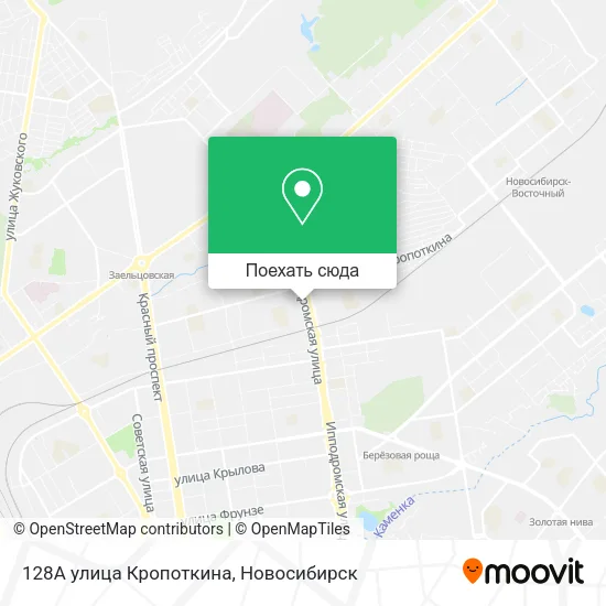 Карта 128А улица Кропоткина