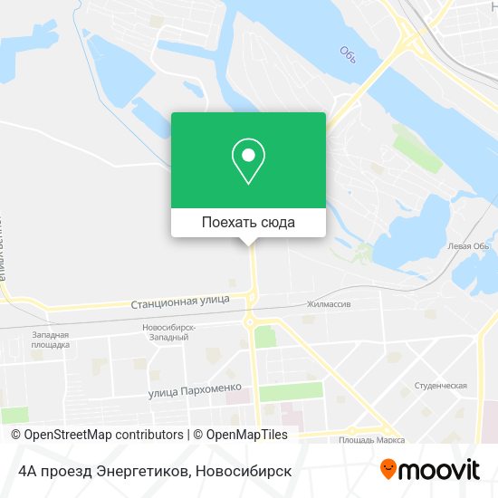 Карта 4А проезд Энергетиков