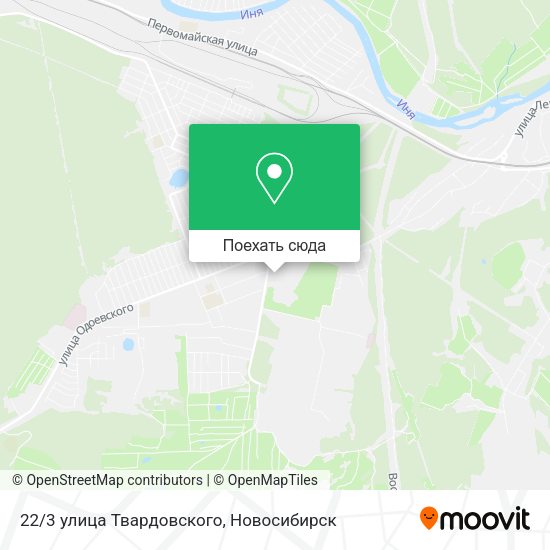 Карта 22/3 улица Твардовского