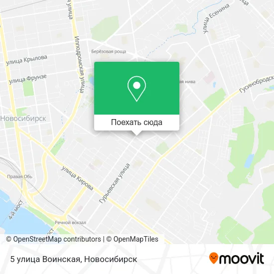 Карта 5 улица Воинская