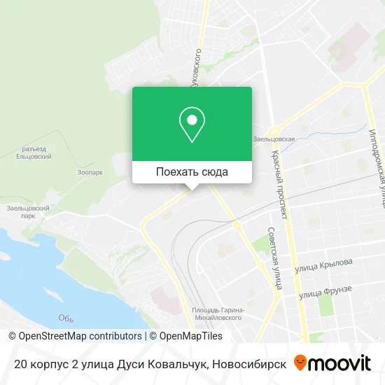 Карта 20 корпус 2 улица Дуси Ковальчук