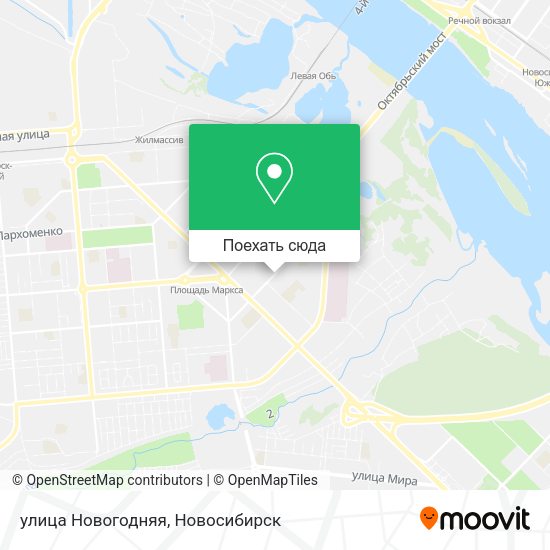 Карта улица Новогодняя