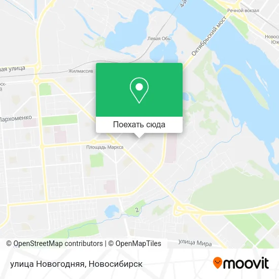 Карта улица Новогодняя
