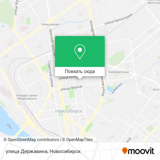Карта улица Державина