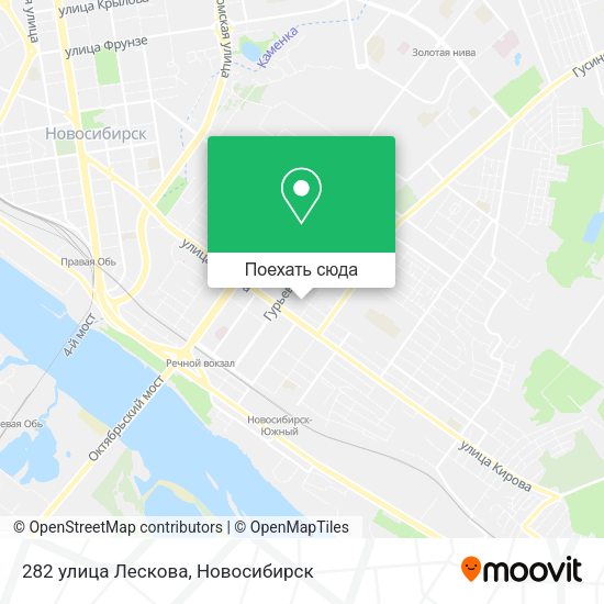 Карта 282 улица Лескова
