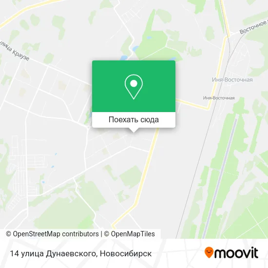 Карта 14 улица Дунаевского