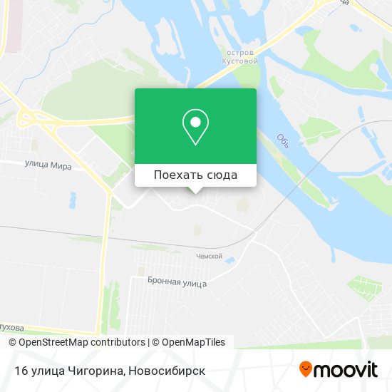 Карта 16 улица Чигорина