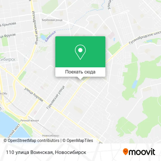 Карта 110 улица Воинская