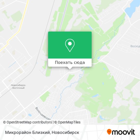 Мкр близкий новосибирск карта