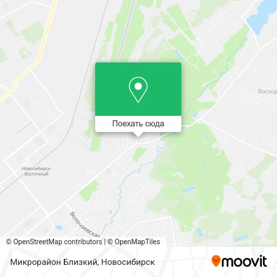 Карта Микрорайон Близкий
