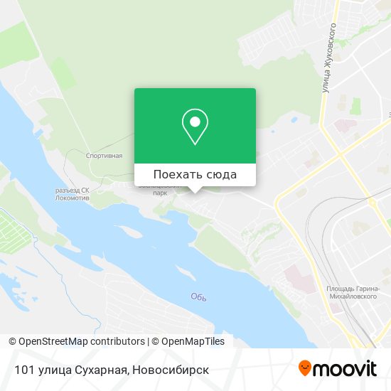Карта 101 улица Сухарная