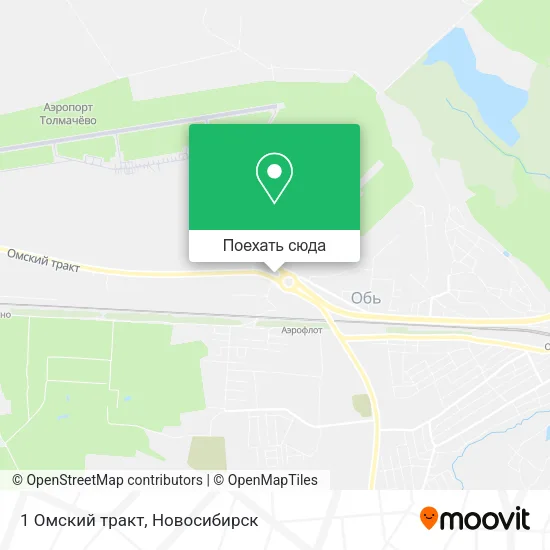 Карта 1 Омский тракт