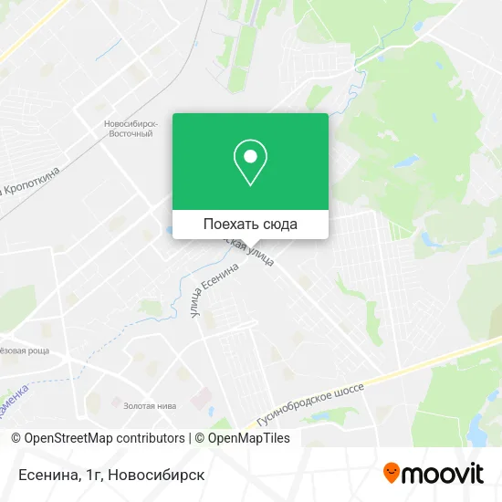Карта Есенина, 1г