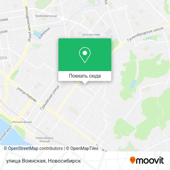 Карта улица Воинская