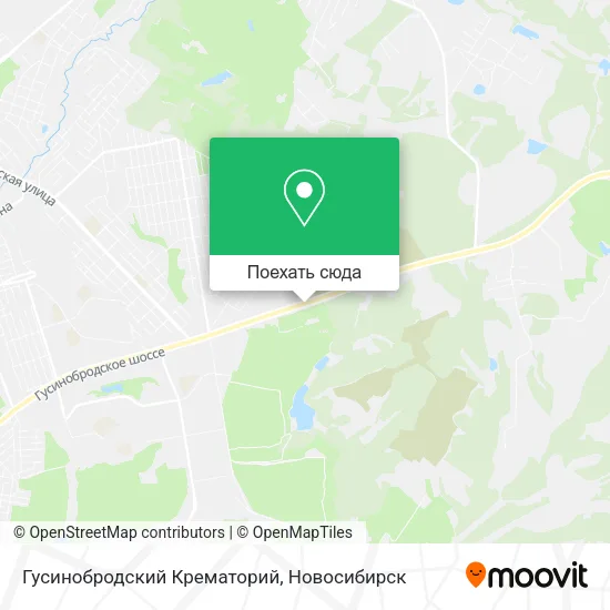 Карта Гусинобродский Крематорий