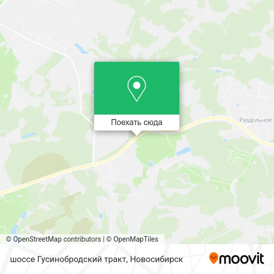 Карта шоссе Гусинобродский тракт