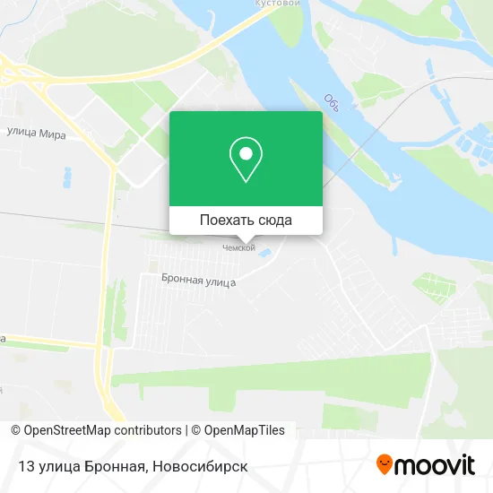 Карта 13 улица Бронная