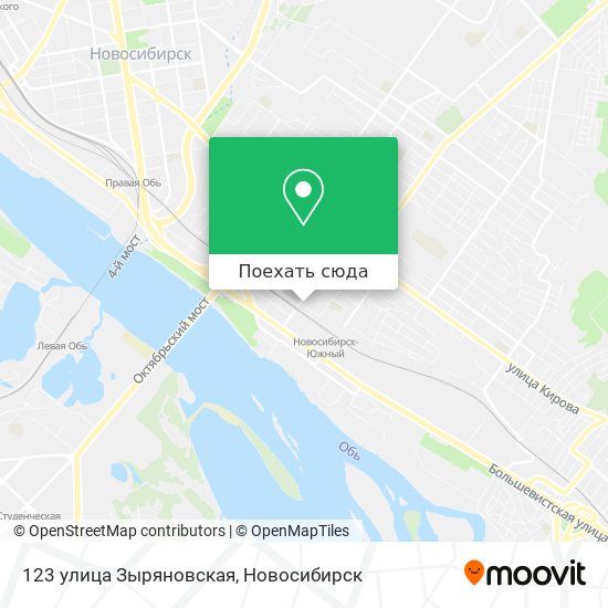 Карта 123 улица Зыряновская
