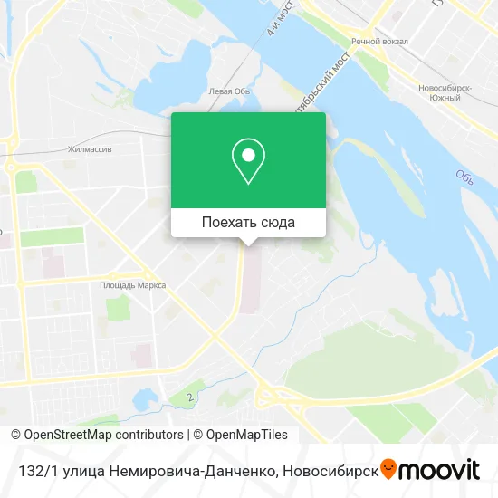 Карта 132 / 1 улица Немировича-Данченко