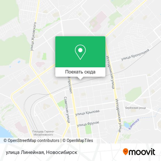 Карта улица Линейная
