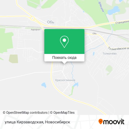 Карта улица Кирзаводская