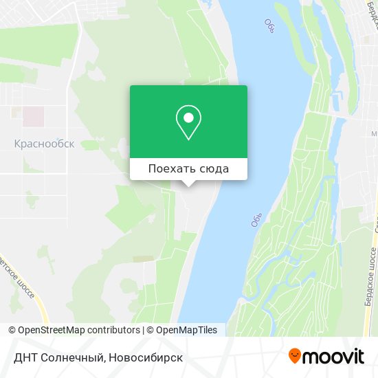 Карта ДНТ Солнечный