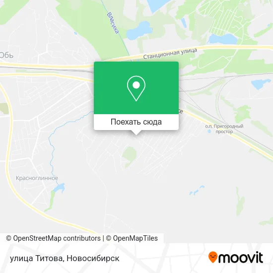 Карта улица Титова