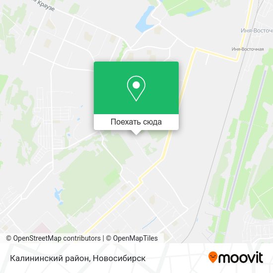 Карта Калининский район