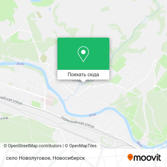 Карта село Новолуговое