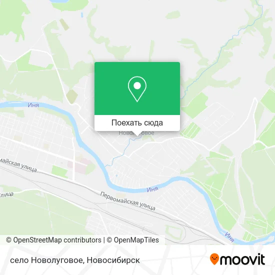 Карта село Новолуговое
