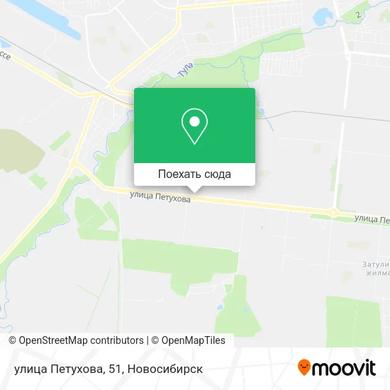 Карта улица Петухова, 51