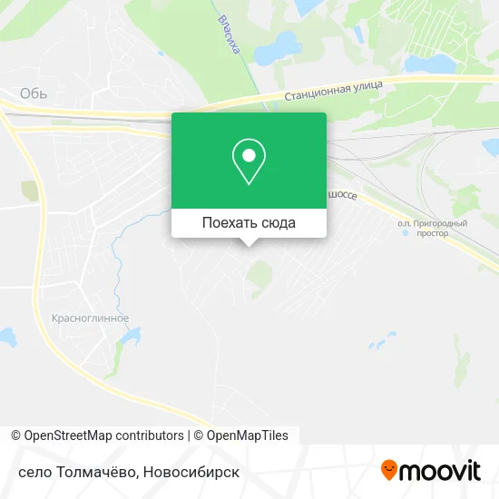 Карта село Толмачёво
