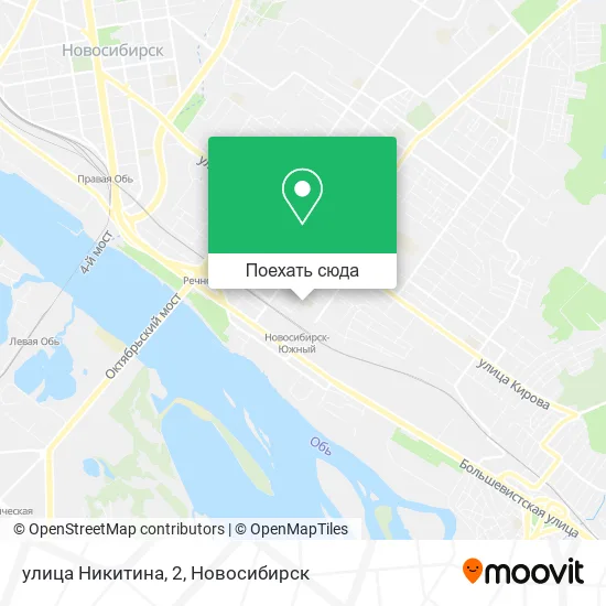 Карта улица Никитина, 2