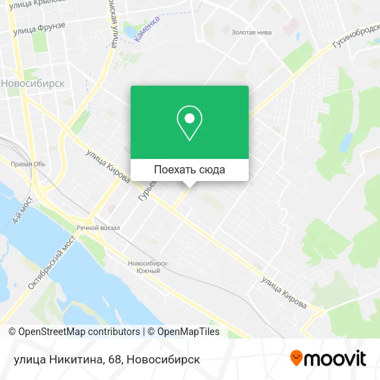 Карта улица Никитина, 68