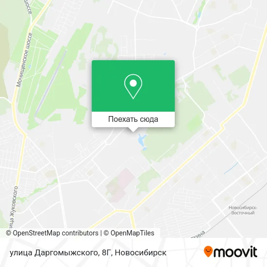Карта улица Даргомыжского, 8Г