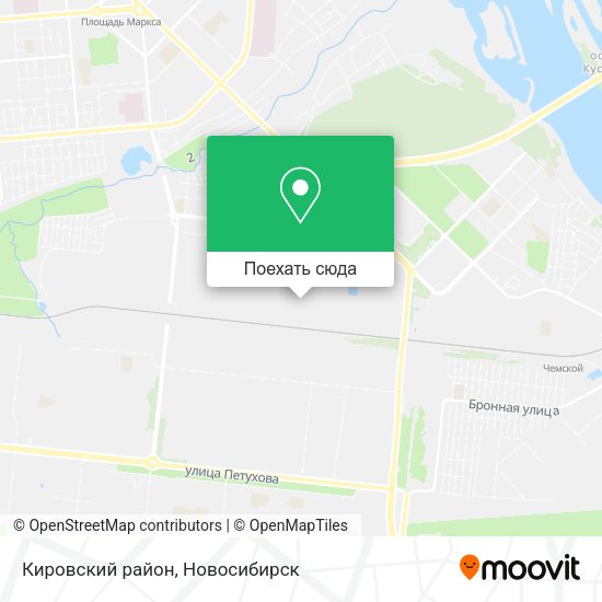 Карта Кировский район