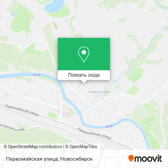 Карта Первомайская улица