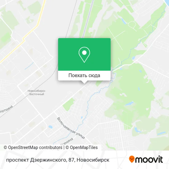 Карта проспект Дзержинского, 87