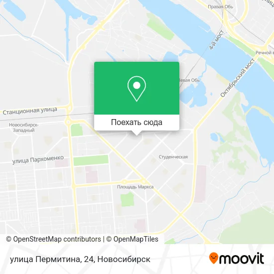 Карта улица Пермитина, 24