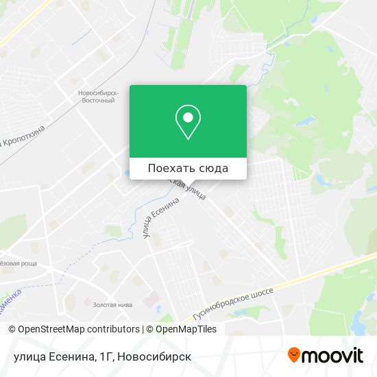 Карта улица Есенина, 1Г