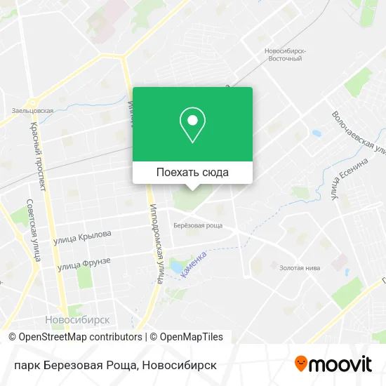 Карта парк Березовая Роща