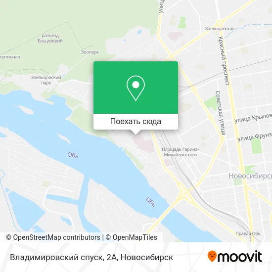 Карта Владимировский спуск, 2А