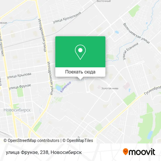 Карта улица Фрунзе, 238