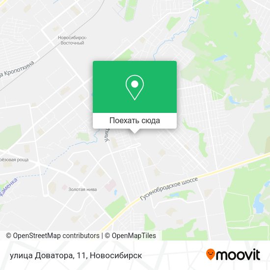 Карта улица Доватора, 11
