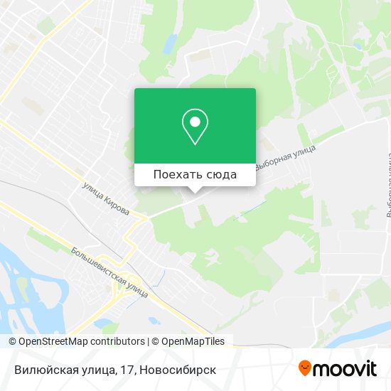 Карта Вилюйская улица, 17