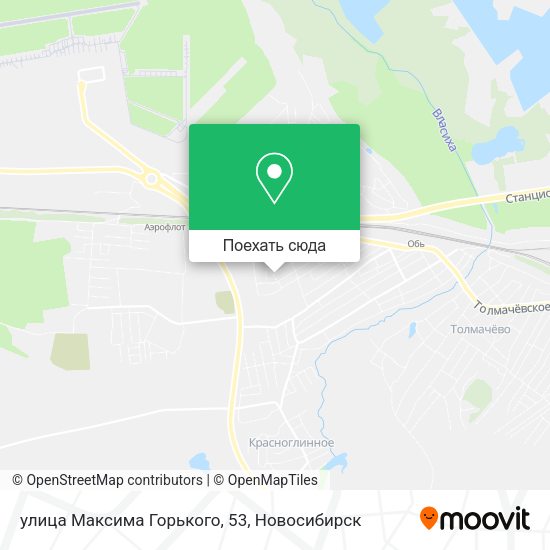 Карта улица Максима Горького, 53
