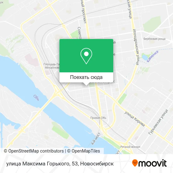 Карта улица Максима Горького, 53