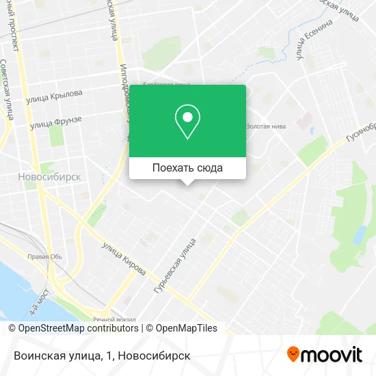 Карта Воинская улица, 1