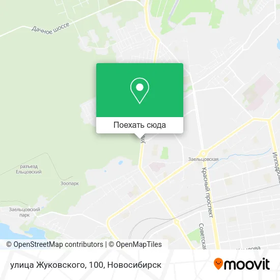 Карта улица Жуковского, 100