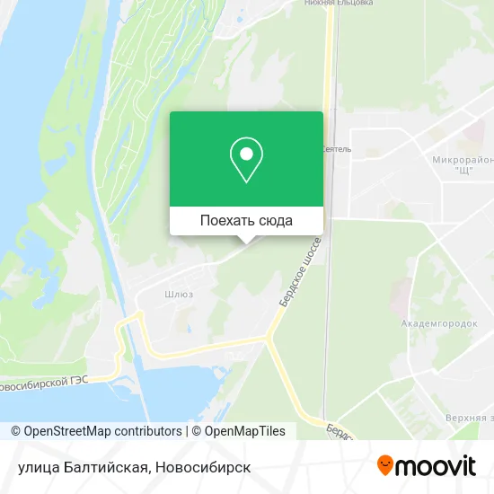 Карта улица Балтийская